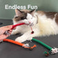 Kitten Toys, Cat Chew Toy for Indoor Cats, Catnip Toys for Teeth Cleaning, Interactive Cat Nip Teething Rope Toys for Cats Kitty, 3 Pack (Include 1 Pack of Catnip)