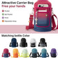 1 Gallon Water Bottle Insulated | Thickened Stainless Steel Vacuum Metal Water Jug | Portable Sports Large for Gym and Hiking with Straw, Carrier Bag, Handle Strap | BPA-Free 128 oz
