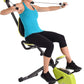 Stamina Wonder Exercise Bike | Build Upper and Lower Body Strength on One Machine | Includes Two Online Workout Videos, Chartreuse and Gray