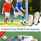 Shin Guards Soccer Kids Youth, CE Certified Airsfish Shin Guard Protection Gear for 2-18 Years Old Boys Girls Teenagers High Impact Resistant Breathable Comfortable 1 Pair 4 Sizes
