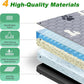 Washable Pee Pads for Dogs Mat, 2 Pack Absorbent Reusable Training Dog Pads Pet Puppy Pads, Non-Slip Potty Pads for Whelping, Playpen, Crate, Bed, Grey 32"x52"