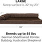 Furhaven Cooling Gel Dog Bed for Large/Medium Dogs w/ Removable Bolsters & Washable Cover, For Dogs Up to 55 lbs - Plush & Velvet L Shaped Chaise - Sable Brown, Large
