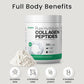 Collagen Peptides Powder – 10g Hydrolyzed Collagen per Serving – Unflavored, Grass-Fed, Keto Friendly – Skin, Hair, Nails & Joint Support – 500g