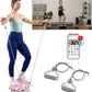 Sunny Health & Fitness Mini Stepper for Exercise at Home, Stair Step Workout Machine with Resistance Band and Over 300lb Weight Capacity, Optional Twist Motion and Free SunnyFit App Connection