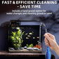 3 Gallon Fish Tank Aquarium Kit with Filter, LED Light with Timer, Siphon Vacuum Cleaner, Lid, Self-Cleaning Glass Rimless Betta Tank