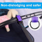 PetBonus Short Dog Leash, Safety Wrist Strap for Retractable Dog Leash, Reflective Design and Adjustable Soft Padded Handle, Extra Layer Security for Pet Stroller (Purple)