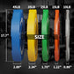 Mikolo Weight Plates 2 Inch, Bumper Plates with Enhanced Grip, Olympic Weight Plates for Strength Training and Weight Lifting