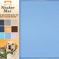 Neater Pet Brands Neater Mat Pet Mats for Food and Water, Cat & Dog Bowl Mat Waterproof Silicone, Feeding Tray, Dog Food Mats for Floors, Placemat w/Raised Edge for Under Bowls, 19” x 12”, Light Blue