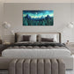 Quorin Abstract Mountain Large Wall Art Forest Moon Starry Night Sky Pictures Nature Landscape Wall Decor Canvas Print Painting Artwork for Bathroom Living Room Bedroom 30"x60"