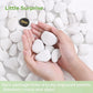 SIDONG 10 lbs White River Rocks, 1.2-2 Inches Matte Pebbles for Indoor Plants, Aquarium Rocks Used in Fish Tank, Decorative Stones for Plants, Vases, Home Décor, Crafting, Garden Landscaping