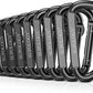 10 PCS Carabiner Clips, Heavy Duty Carabiners D Ring Hook, 900 LBS 2.5" Steel Black Carabeaner Clip Multipurpose for Key Chain, Camping, Hiking, Gym, Backpacking, Pet Leash