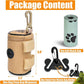 Dog Waste Bag Dispenser Dog Poop Bag Dispenser for Leash Accessory dog Poop Bag Holders Fits Dog Leash Include Hand Free Holder, Khaki, No-KaqiXYB