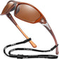 FAGUMA Sports Polarized Sunglasses For Men Cycling Driving Fishing UV400 Protection
