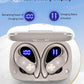 PocBuds Bluetooth Headphones Wireless Earbuds 80hrs Playtime Wireless Charging Case Digital Display Sport Ear Buds with Earhook Deep Bass IPX7 Waterproof Over-Ear Earphones for Phone Laptop Beige