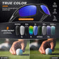 Polarized Sports Sunglasses for Men 100% UV Protection Wrap Around Unbreakable Sun Glasses for Fishing Driving