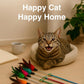 Cat Wand Toy Feather Sticks - 5 Piece Interactive Wands Toy Set with Feathers, Durable Spring Design - Perfect for Engaging Playtime Fun for Kittens and Cats - Cat Toys for Indoor Cats