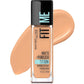 Maybelline Fit Me Matte + Poreless Liquid Oil-Free Foundation Makeup, Natural Tan, 1 Count (Packaging May Vary)