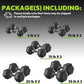 Hex Dumbbell Set, 30-480 lb Set Rubber Encased Exercise & Fitness Dumbbells, Weights Dumbbells Set, Hand Weight for Strength Training