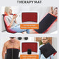 Red Light Therapy Pad for Body 406 LEDs 660nm & 850nm, 60W Foldable Near Infrared Light Mat with 5 Level Heating Mode, Smart Temp & Timer, Back, Waist, Shoulder Muscle & Pain Relief