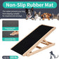 Dog Ramp, Adjustable Height Wooden Folding Pet Ramp for Bed, Couch,SUV-High Traction, Portable Paw Ramps for Small & Large Old Dogs & Cats - Furniture Quality
