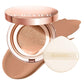 Cushion Foundation | Full coverage, Weightless, Skin fit, Satin Glow Finish, Oil-Control Waterproof Foundation, Sweatproof Flawless BB Cream CC Korean Makeup