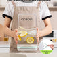 Ankou Airtight Food Storage Container with Pop Lid & 130ml Scoop, 4L/4.2qt *2 BPA-Free Cereal, Rice, Flour, Pasta & Snack Container, Stackable & Durable,Kitchen Pantry Organizer