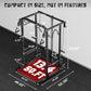 R1-V4 Power Cage Rack, 2000LB Squat Rack with Cable Crossover System, Multi-Function Weight Cage, Home Gym Workout Machine with More Training Attachments