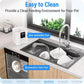 Automatic Cat Feeder with 2K Camera: 5G WiFi Automatic Dog Feeder with Night Vision,Cat Food Dispenser with 7L Large Food Storage Container for Multiple Pet,Detachable for Easy Clean -29 Cup