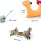 Catnip Toys 3 Pack – Plush Catnip Toy with Gall Fruit & Silvervine Stick with Feathers, Interactive Chew & Kick Toys for Indoor Cats, Relieve Stress & Encourage Exercise
