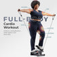 Sunny Health & Fitness Mini Stepper for Exercise at Home, Stair Step Workout Machine with Resistance Band and Over 300lb Weight Capacity, Optional Twist Motion and Free SunnyFit App Connection