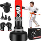 Punching Bag for Kids Set 65" Large Three-Tier Design Stable, Inflatable Boxing Bag Set Toy with Boxing Gloves and Electric Air Pump, Kid Standing Bag for Boys Girls Age 3-15 Training Karate..