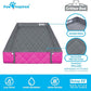 Paw Inspired Critter Box Washable Cage Liner, Reversible Fleece Bedding with Raised Sides for Guinea Pigs and Other Small Animals (C&C 2x3 (14" Grids), Gray/Pink)