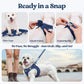 rabbitgoo Dog Harness Small Sized and Leash Set, Step in Soft Light Puppy Vest, Breathable Mesh Pet Harness, Reflective for Outdoor Safe Walking, Navy Blue XXL