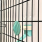 Choco Nose Patented No-Drip Water Bottle/Feeder for Puppies/Toy-Small Breed Dogs/Rabbits/Cats/Chinchillas and Other Small Pets and Animals - for Cages or Crates 10.2 oz. Nozzle 13mm, Aqua (C528)