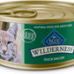 Blue Buffalo Wilderness Natural High-Protein Grain-Free Wet Food for Adult Cats, Duck Paté, 3-oz. Cans, 24 Count