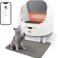 Self Cleaning Cat Litter Box, Automatic Cat Litter Box for Multiple Cats, Open-Top Design with Safety Protection, Smart Health Monitor, Smart App Control, Odor-Free
