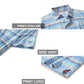 Men's Golf Polo Shirts Short Sleeve Striped Performance Moisture Wicking Dry Fit Golf Shirts for Men