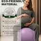 Trideer Pregnancy Birthing Ball - 1.7mm Extra Thick Yoga Ball for Maternity, Labor, Exercise, Physio, Recovery - Guide & Baby Memory Book Included - 440LB Anti-Burst & Non-Slip Stability