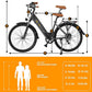 V80 Electric Bike, 1000W Motor 28MPH Ebike, 48V 13Ah Removeable Battery, 26'' City Cruiser Adult Electric Bicycles up to 70 Miles