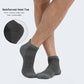 BAMBOO COOL Men's Ankle Socks Athletic Cushioned Moisture Wicking, Running Socks Arch Support Breathable, Heel Tab 8 Pack