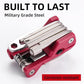 21 Bike Repair Multitool Kit with Carry Case, Portable Cycling Tool Kits (21 in 1), Bicycle Tools Kit Set with Allen Wrench, Chain Tool, Bicycle Spoke Wrench