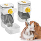 Guinea Pig Food Water Dispenser, Bunny Food and Water Bowl Set for Cage, Small Aniaml Dish for Rabbits, Ferrets, Rats, Squirrels