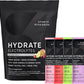 Sports Research® Hydrate Electrolytes Powder Packets - Sugar-Free & Naturally Flavored with Vitamins, Minerals, and Coconut Water - Supports Hydration - 16 Packets - Variety Pack