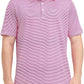 Men's Golf Polo Shirts Short Sleeve Striped Performance Moisture Wicking Dry Fit Golf Shirts for Men
