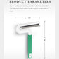 Pet Flea Comb for Dogs & Cats - Grooming Tool with Long & Short Steel Teeth, Safely Removes Tangles and Knots, Gentle Detangling Brush for Pet Hair (TG2043)(Green)