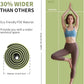HAHE Non Slip Yoga Mat Wide, (72"L X 32"W, 0.24" Thick) Large Fitness Exercise Mat with Carrying Strap, Eco-Friendly POE Yoga Mats for Home, Gym, Pilates, Stretching