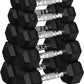 Hex Dumbbell Set, 30-480 lb Set Rubber Encased Exercise & Fitness Dumbbells, Weights Dumbbells Set, Hand Weight for Strength Training