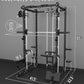 Eonfit E3 Smith Machine with 360°Rotating Arm for Home Gym Equipment, Multi-Function Power Cage Squat Rack with Cable Crossover LAT Pulldown Pulley System All in One