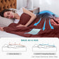 L'AGRATY Weighted Blanket - 60"x80" 20lbs Cooling Breathable Heavy Blanket Microfiber Material with Glass Beads for Adult All-Season Summer Fall Winter Soft Thick Comfort