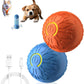 2025 New Interactive Dog Toys Dog Balls,Durable Motion Activated Automatic Rolling Ball Toys for/Small/Medium Dogs(Orange+Blue)